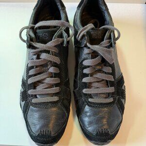 DIESEL - Driving shoes - Black - Leather/Suede - US 10 EU 43-44